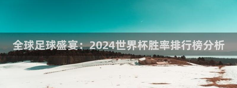 世界杯直播时间：全球足球盛宴：2024世界杯胜率排行榜分析